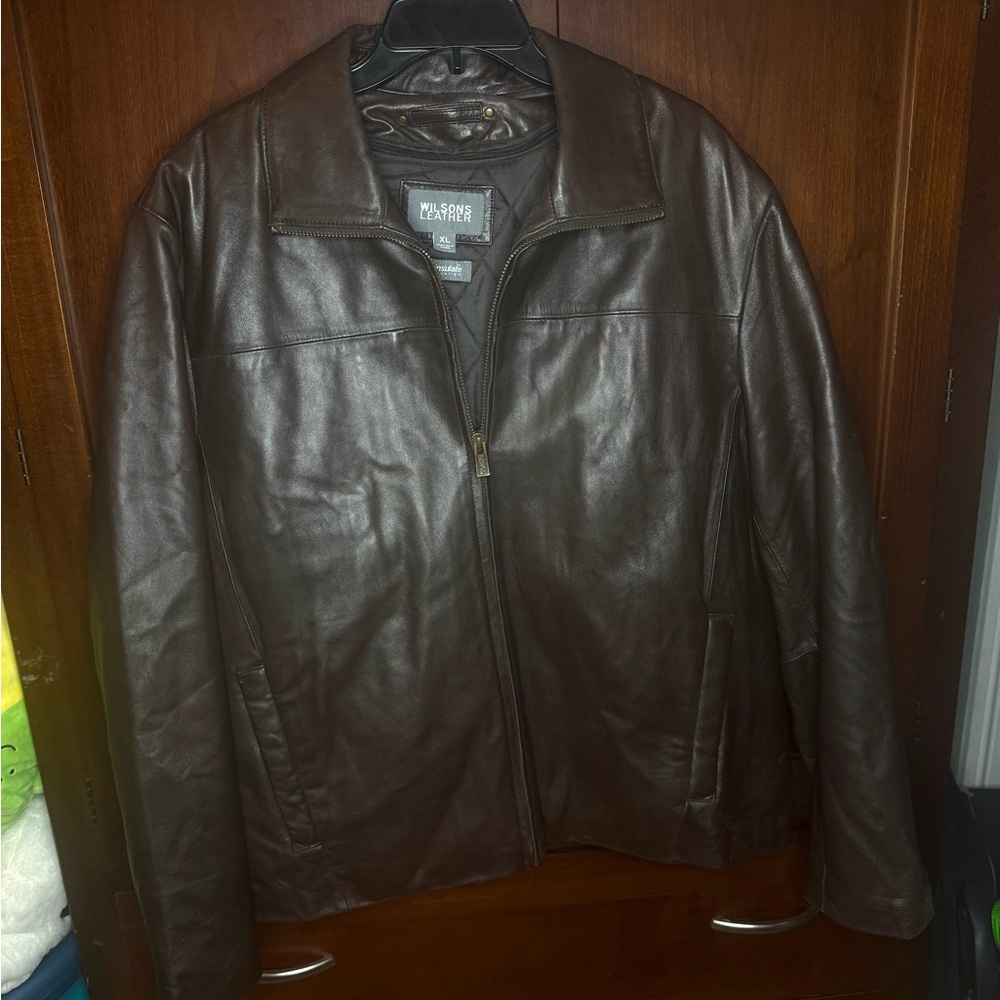 Wilsons Leather Dark Brown Jacket